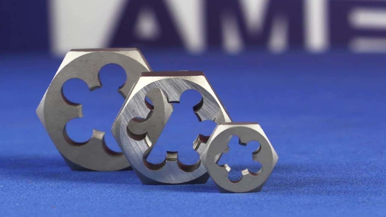 Drill America 3-38-12 Carbon Steel Hex Die, Dwt Series