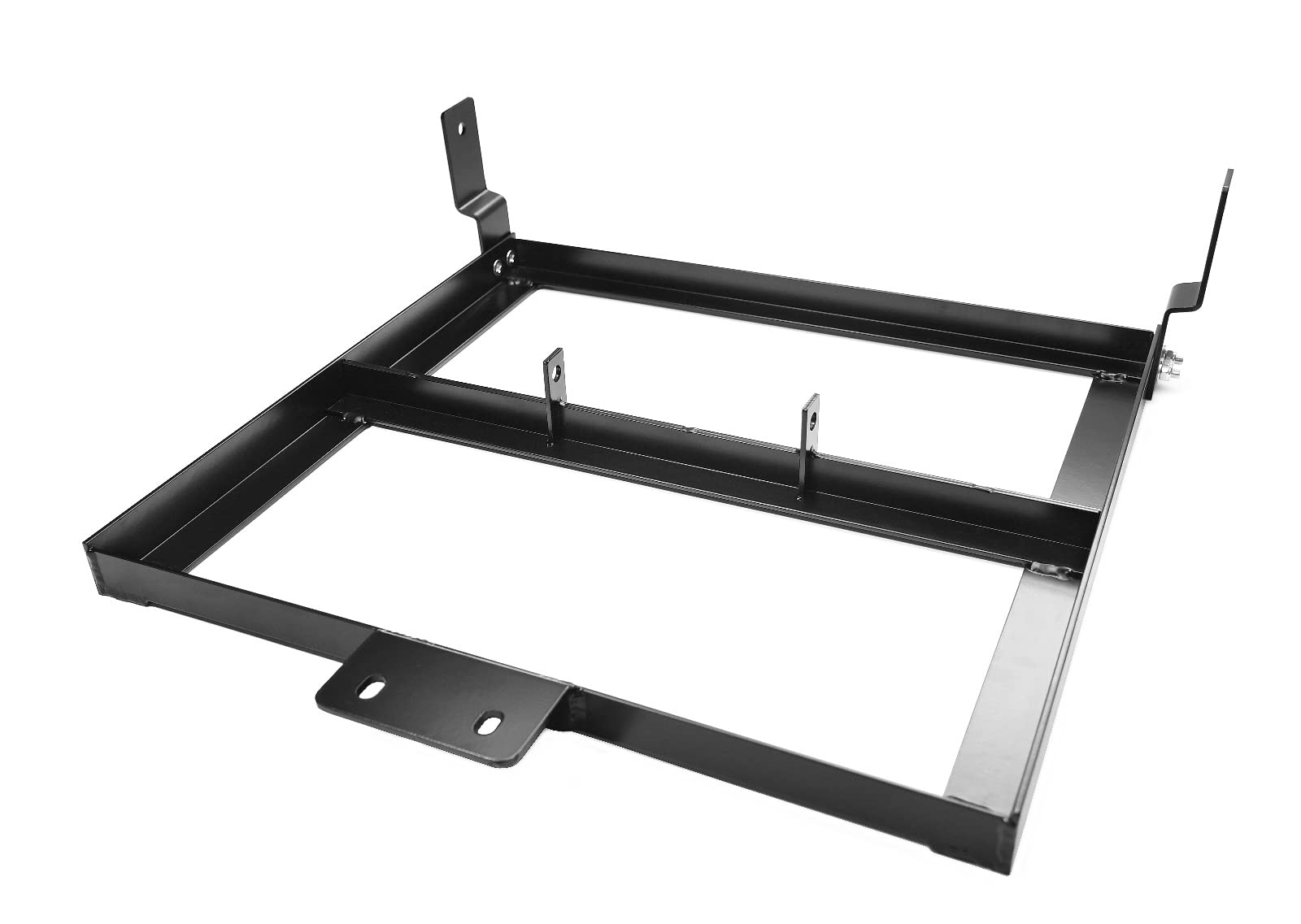Reliance Black Aluminum Golf Cart Battery Tray for EZGO RXV (2008-2022) Electric Golf Carts