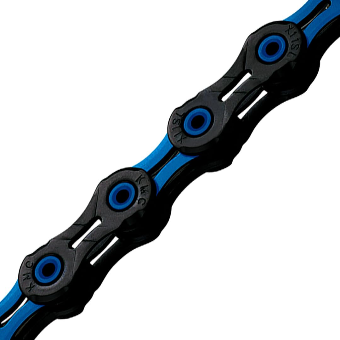 KMC 11-Speed DLC11 Series High-Performance Chain | for Road/Mountain/Gravel | Shimano, SRAM, and Campagnolo Compatible | 118 Lin