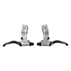 Black Ops Bmx Bent Brake Levers, Pair, Silver/Black