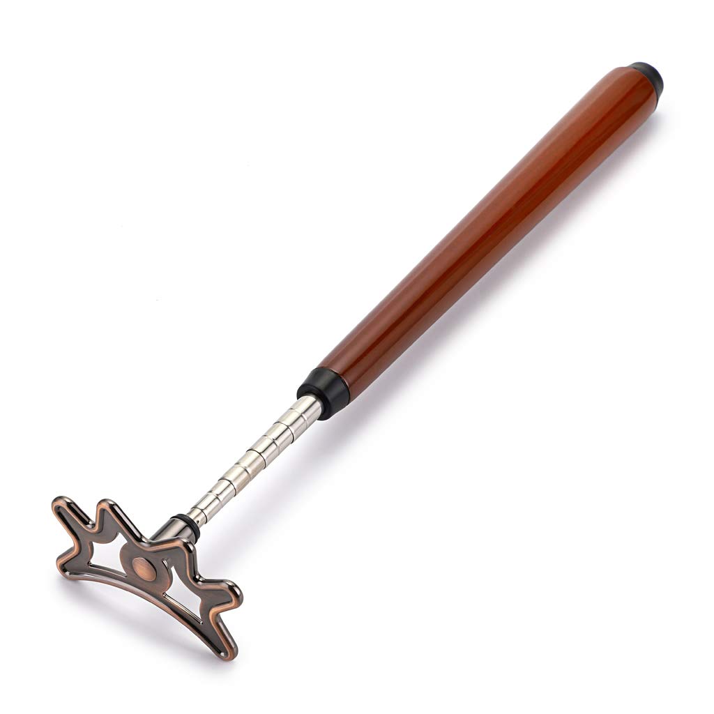 Ownmy Retractable Billiards Bridge Stick With Removable Bridge Head And Wood Handle, Pool Stick Length Extends Up To 35Cm - 140C