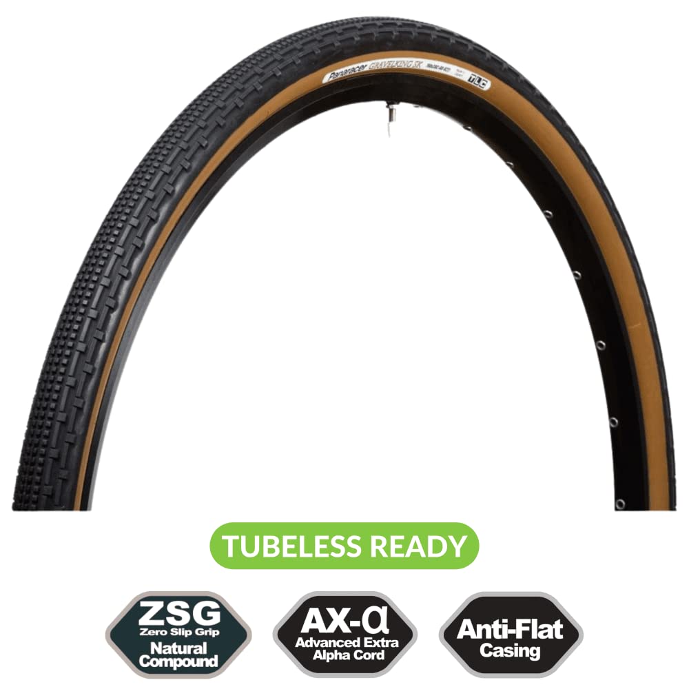 Gravelking Sk Knobby Folding Gravel Tires 27.5X2.00 Black/Brown