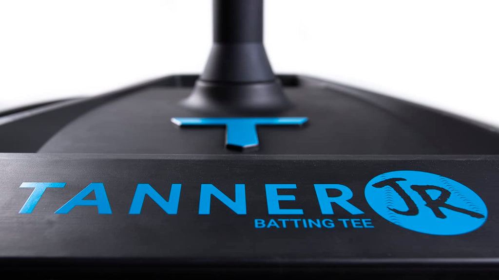 Tanner Jr. Batting Tee for Kids and Toddlers. Durable Youth T Ball Tee T Ball Stand with Easy Height Adjustments and Flexible Ru