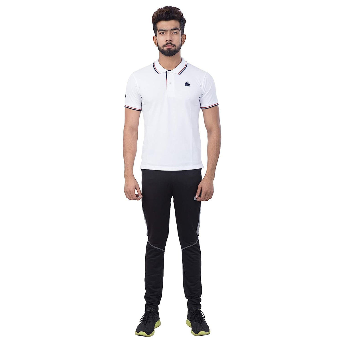 DSC DSC51 Half Sleeve Polo TShirt, Large (White)