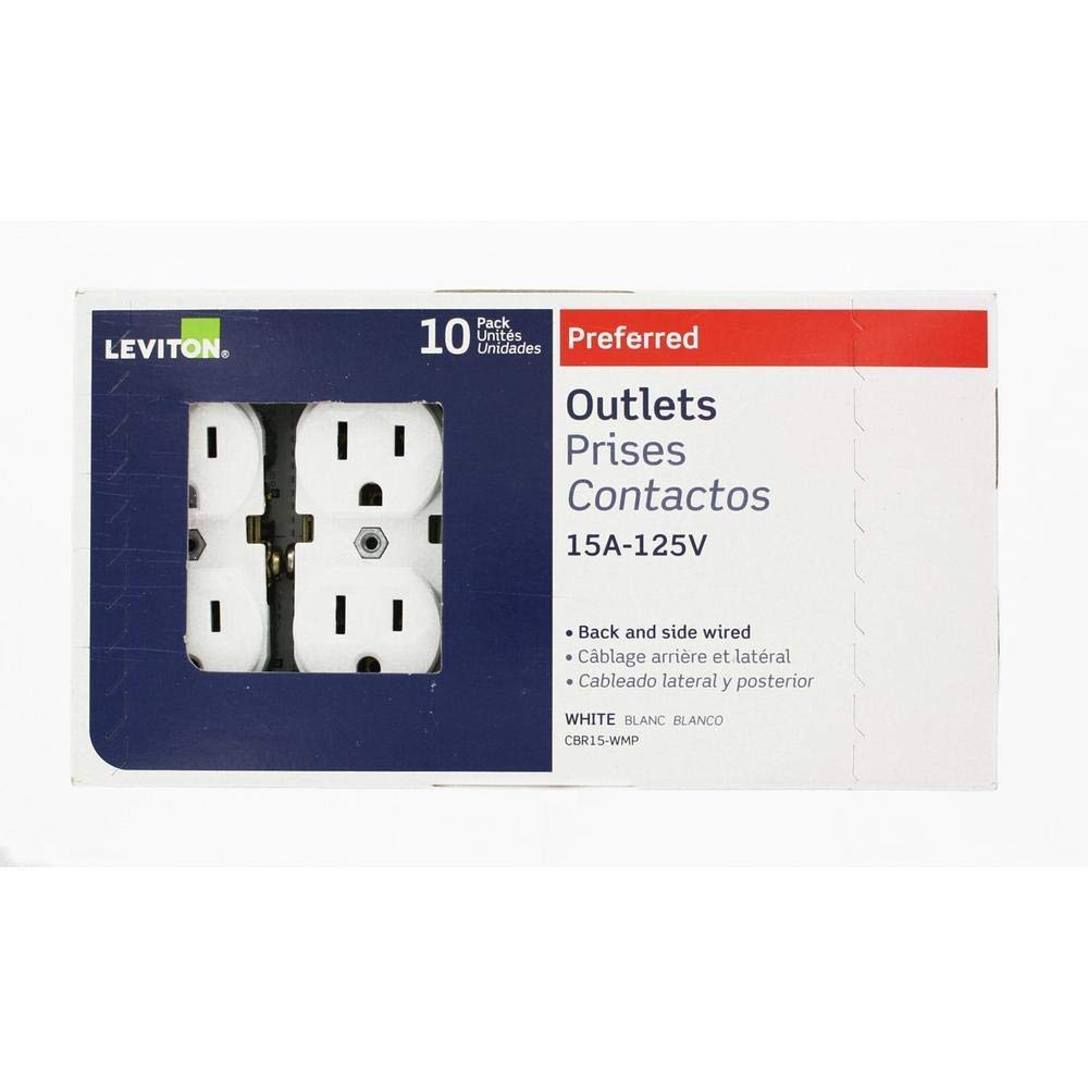 Outlet Dplx 15A Wht (Pack Of 1)