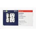 Outlet Dplx 15A Wht (Pack Of 1)