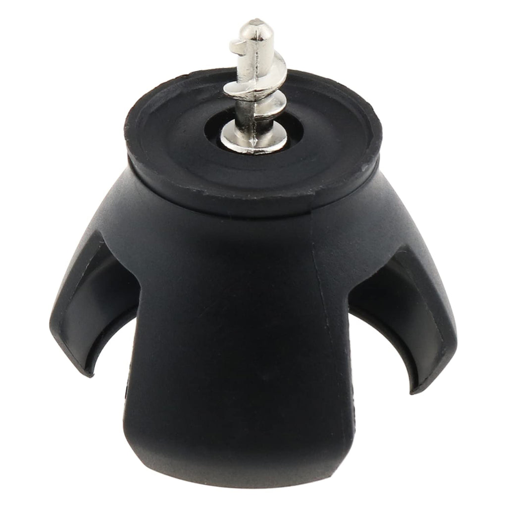 Heyous Black Golf Ball Retriever For Putter Golf Ball Retriever Grabber Pick Up, Back Saver Claw Put On Putter Grip,Suction Cup