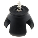 Heyous Black Golf Ball Retriever For Putter Golf Ball Retriever Grabber Pick Up, Back Saver Claw Put On Putter Grip,Suction Cup