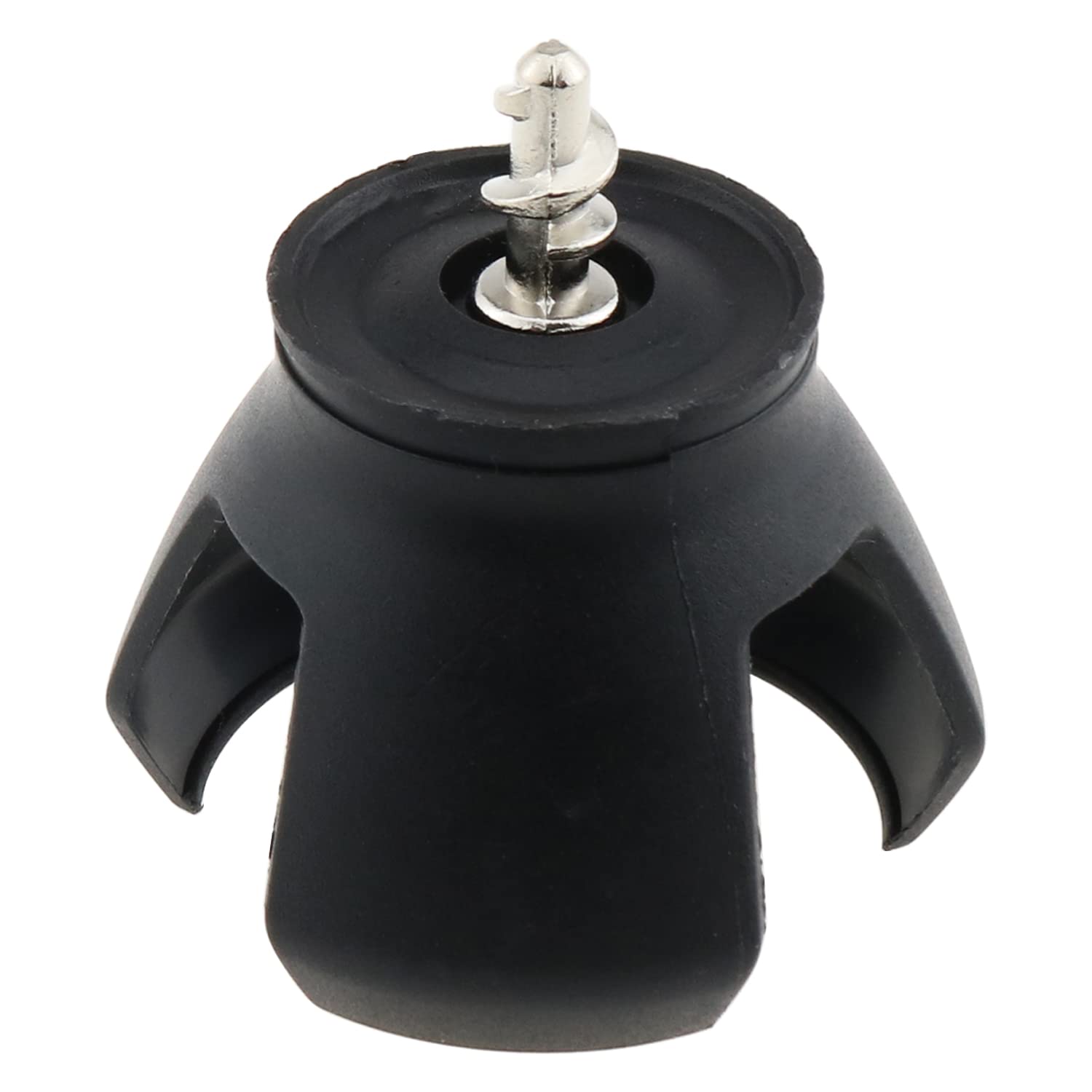 Heyous Black Golf Ball Retriever For Putter Golf Ball Retriever Grabber Pick Up, Back Saver Claw Put On Putter Grip,Suction Cup