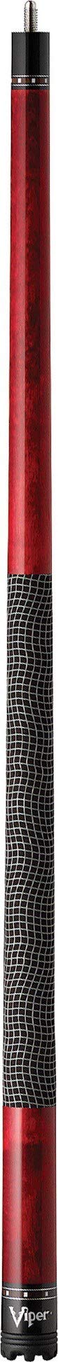 Viper Clutch 58'' 2-Piece Billiard/Pool Cue, Crimson Blaze, 18 Ounce