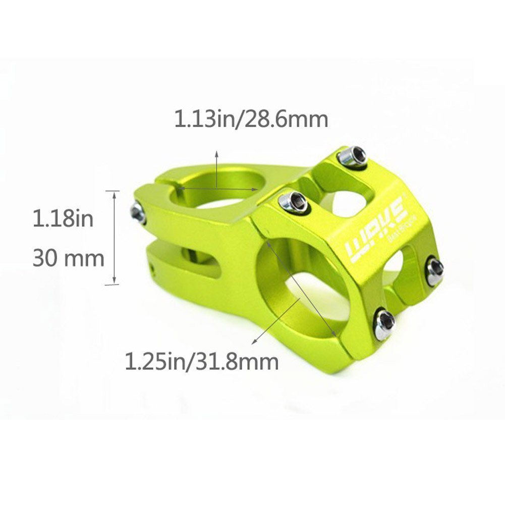 31.8 Stem 45Mm Bike Stem Wake Mountain Bike Stem Short Handlebar Stem For Most Bicycle, Road Bike, Mtb, Bmx, Fixie Gear, Cycling