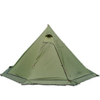 4 Persons 5Lb Lightweight Tipi Hot Tent With Stove Jack, 7'3'' Standing Room, Teepee Tent For Hunting Family Team Backpacking Ca
