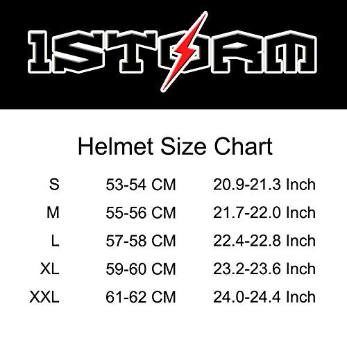 1Storm Motorcycle Bike Full Face Helmet Mechanic  Motorcycle Bluetooth Headset: Glossy White