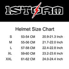1Storm Motorcycle Bike Full Face Helmet Mechanic  Motorcycle Bluetooth Headset: Glossy White