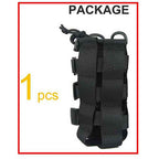 Patiosguard Tactical Water Bottle Pouch For Molle Systems, Adjustable Outdoor Sports Kettle Carrier Holder (Black)