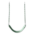 Swing-N-Slide Heavy Duty Green Swing Seat - 58'' Vinyl Coated Chain Backyard Playground Swing For Replacement Or Accessories
