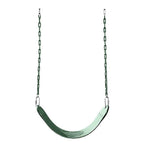 Swing-N-Slide Heavy Duty Green Swing Seat - 58'' Vinyl Coated Chain Backyard Playground Swing For Replacement Or Accessories