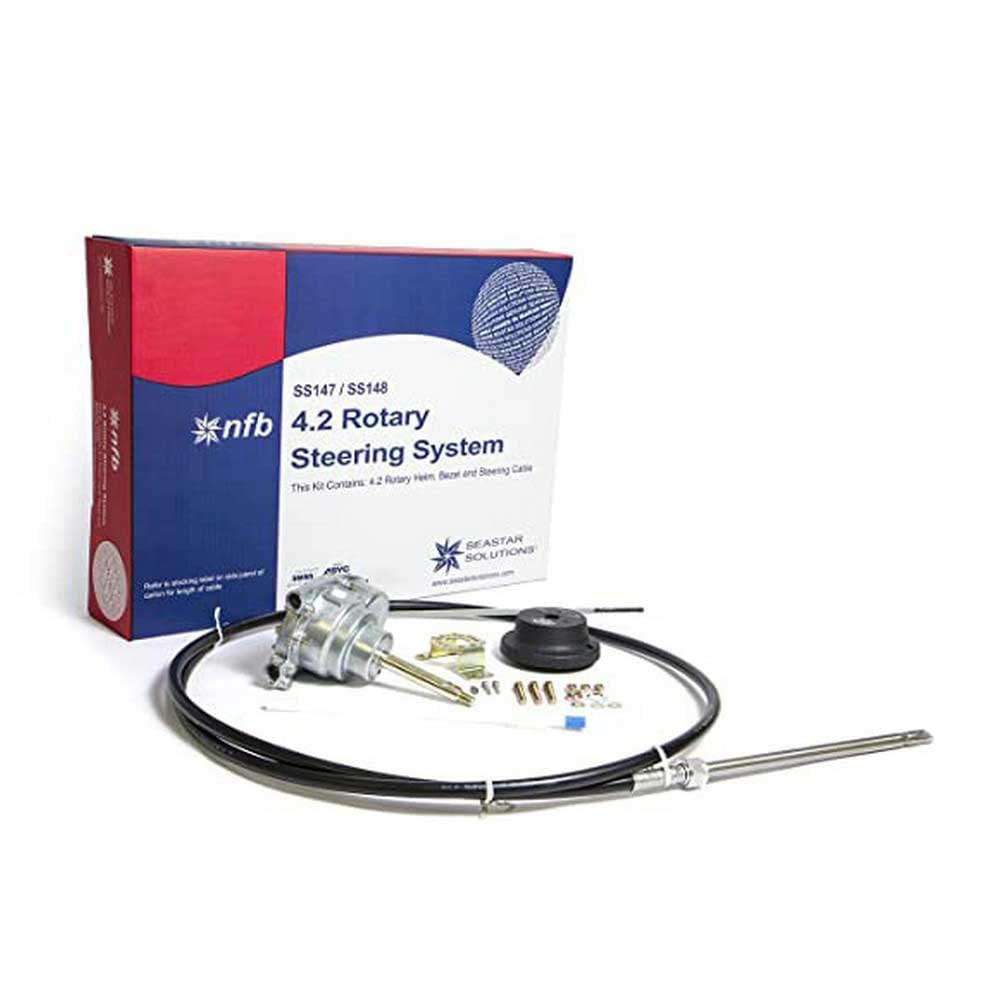 Dometic SeaStar NFB (No Feedback) Rotary Steering Kit with Single Cable, SS14714, 14ft.