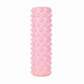 STYLEHEAVEN Ridged Ridged Foam Roller Cylindrical Hollow Foam Roller Rounded Ends Target Tight Muscles for Stretching, Pink|Spor
