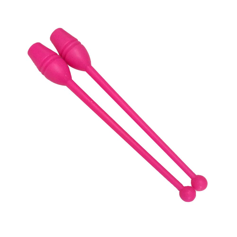 Cgmj 2 Pcs Rhythmic Gymnastics Stick Clubs Gymnastics Training Equipment Tool 13.38'' Length