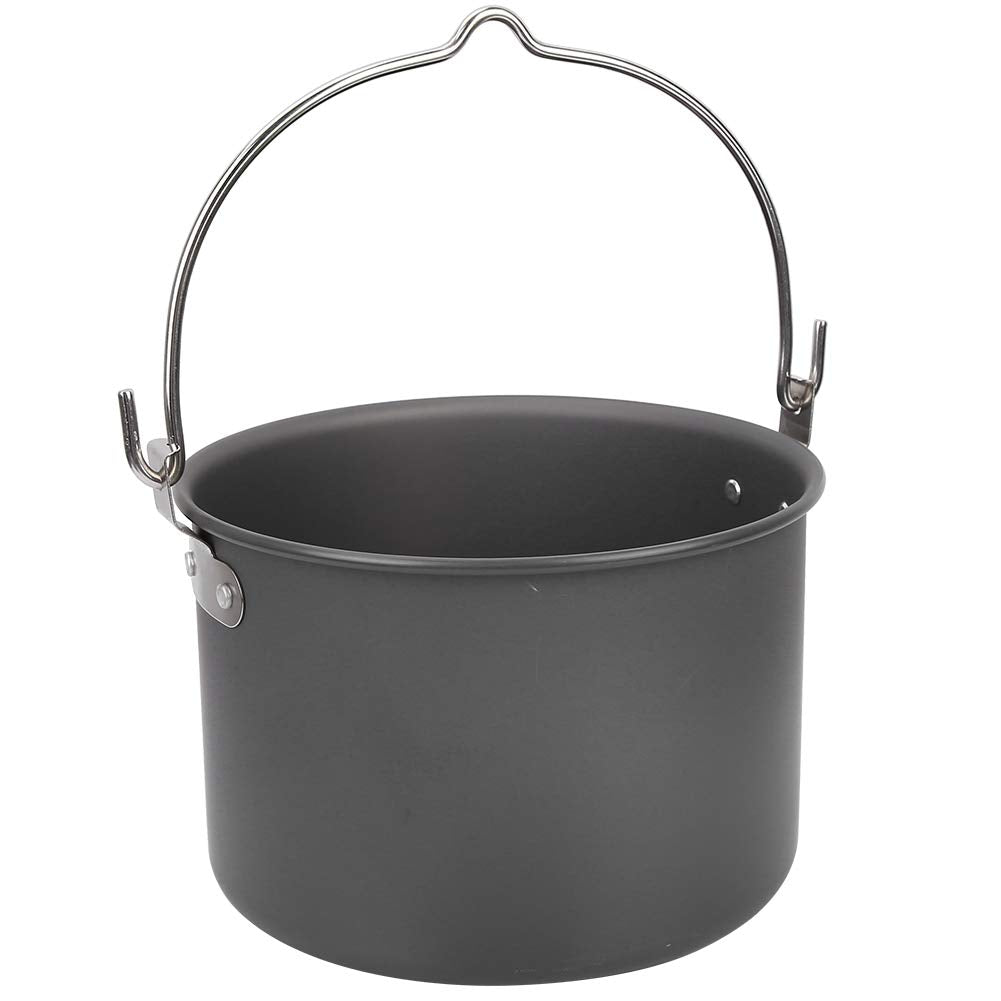 Hanging Pot Cooking Pot, Single Soup Pot, For Camping Hiking