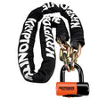 Kryptonite New York 1217 12Mm Chain & Evolution 14Mm Disc Lock , Black