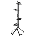 Vevor 4 Bike Storage Rack, Free Standing Gravity Wall Vertical Bike Rack, Fully Adjustable Bike Rack Garage, Sturdy Steel & Easy