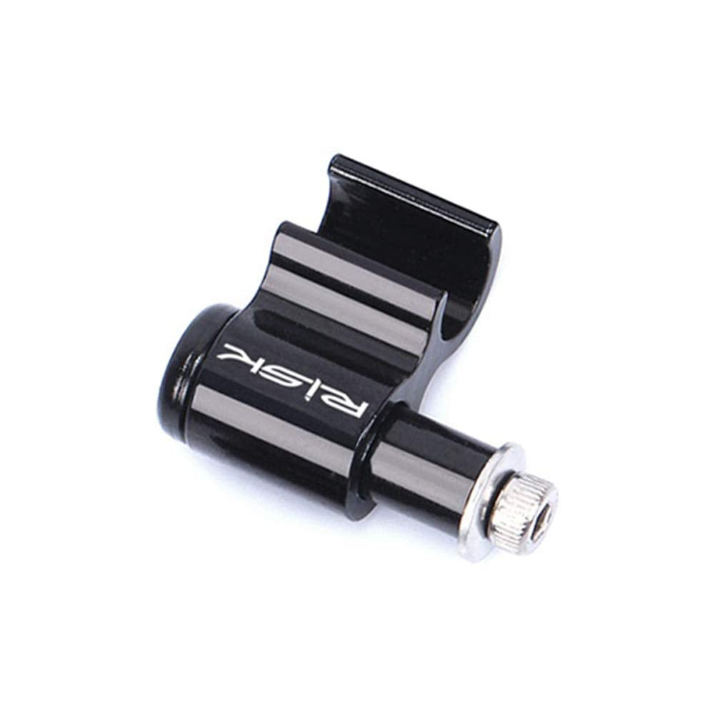Farbetter 4 Pieces Bicycle Cable Guide, Hydraulic Brake Cable Housing Holder, Hose Wire Clips Clamps, Cable Grip, Black Alloy