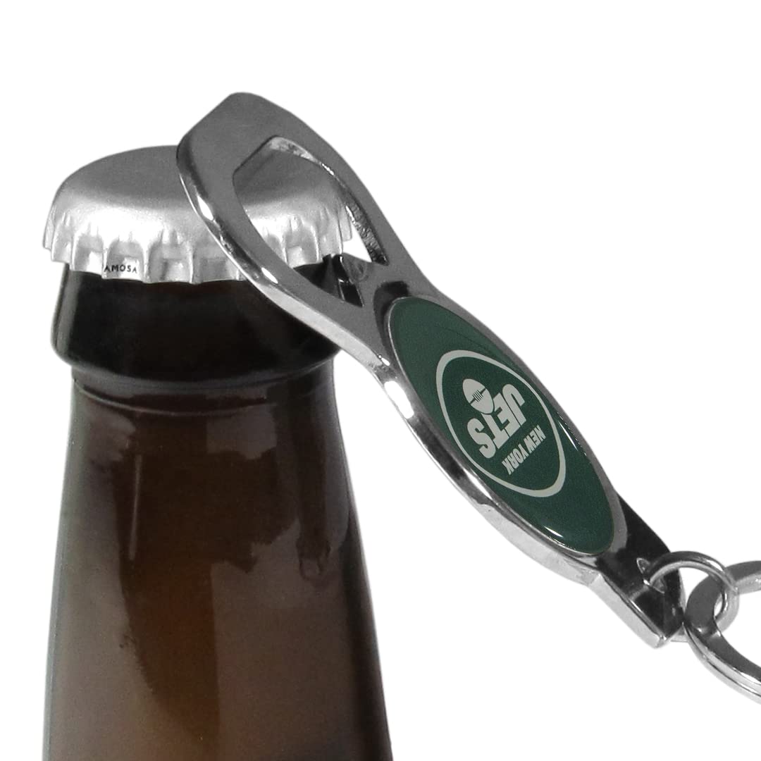 Nfl Siskiyou Sports Fan Shop New York Jets Bottle Opener Key Chain One Size Team Color