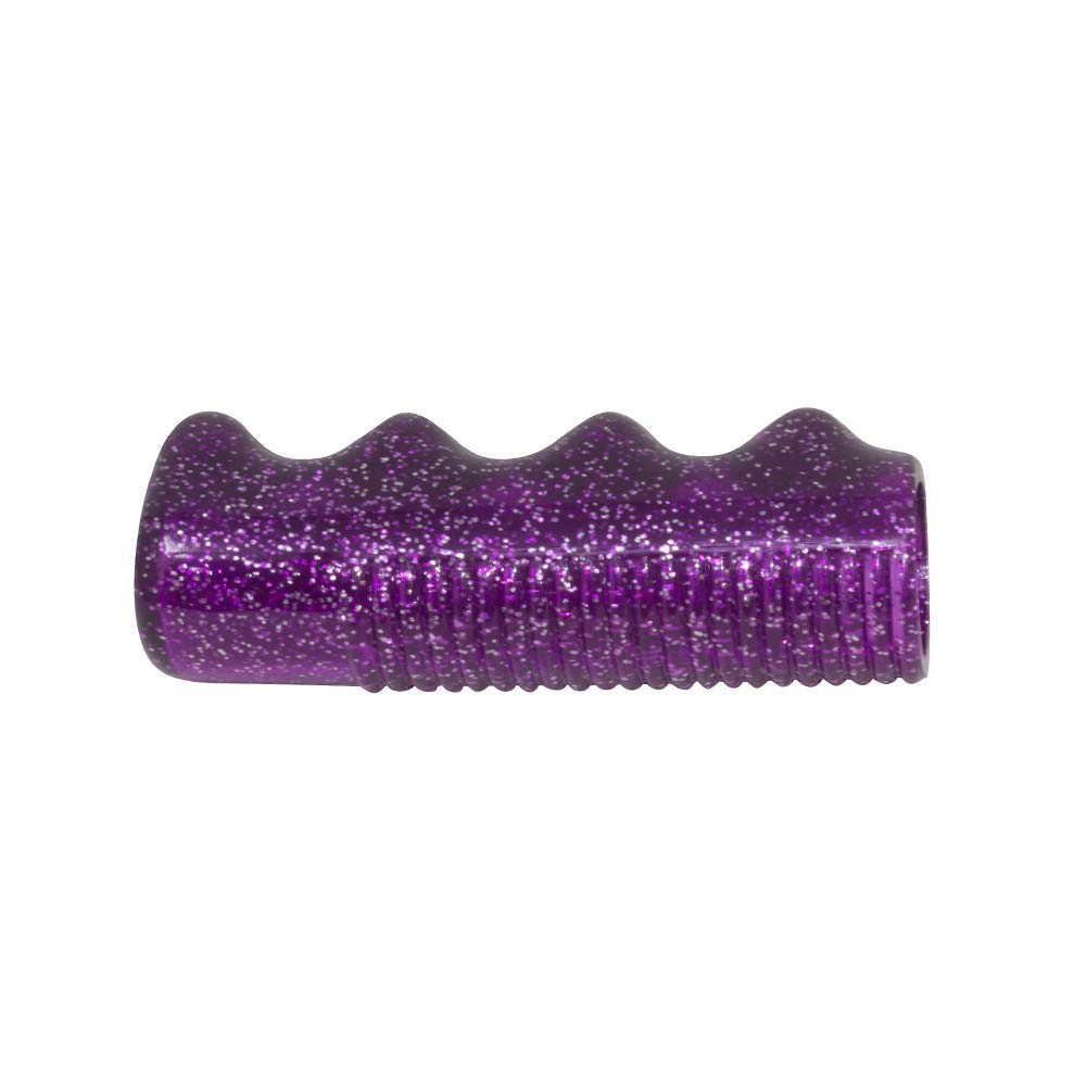 Mini Lowrider Sparkle Flake Bicycle Grips, (Purple)