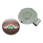 Graphics & More Friends Central Perk Logo Golf Hat Clip With Magnetic Ball Marker