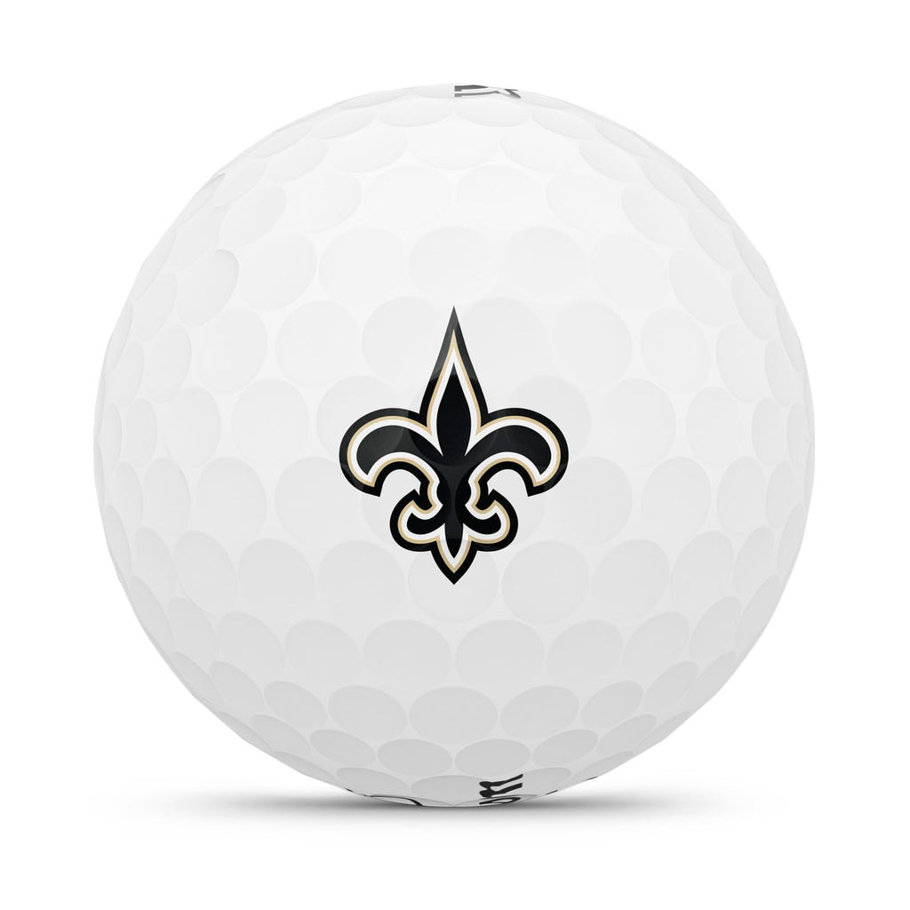 Wilson 2025 Duo Soft Nfl Golf Ball - 12 Balls, White, New Orleans Saints