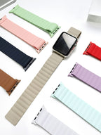 Magnetic Closure For Apple Watch Band 40Mm 41Mm 38Mm 44Mm 45Mm 42Mm 49Mm 44 45 40 41 Mm Kidmenwomen,Silicone Sport Loop Bracelet