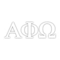Pro-Graphx Alpha Phi Omega Stickers - 25 Inches Greek Sorority Stickers For Car, Phone, Laptop Decals  Home Decoration  Car Deca