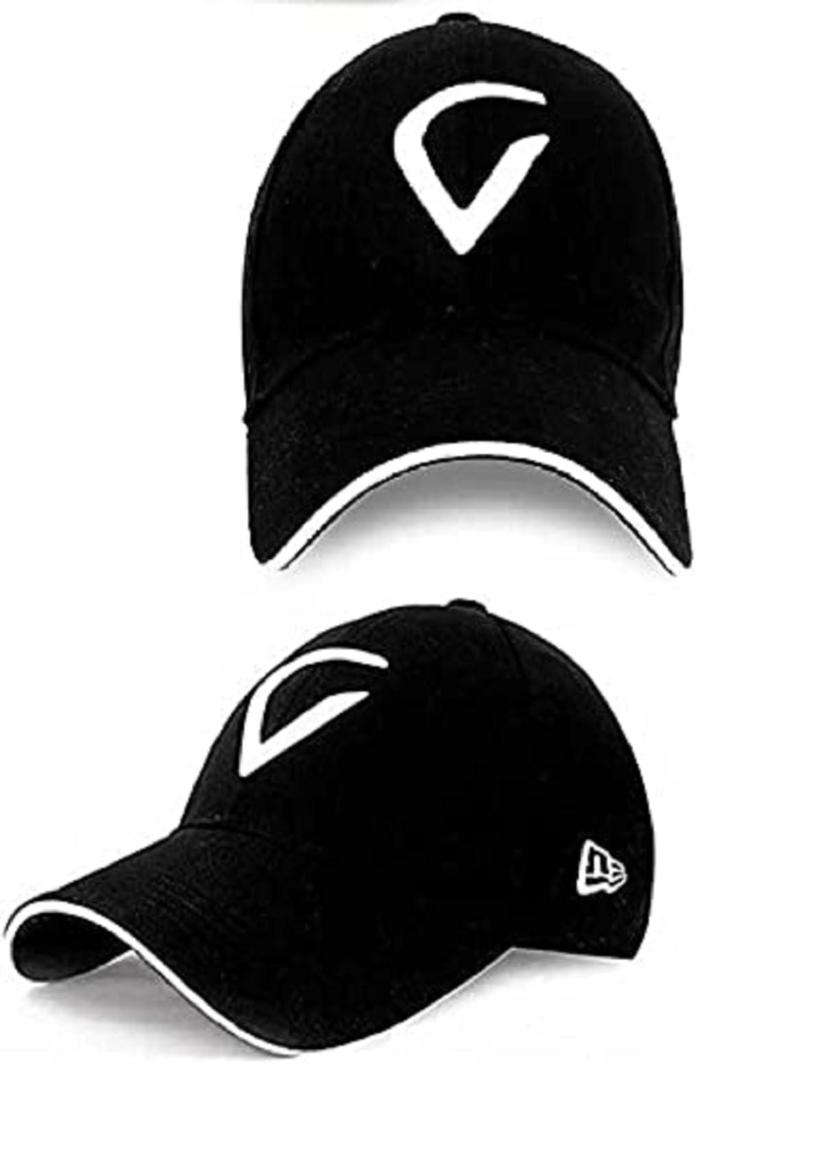 Selloria Brand Soft Cotton Adjustable Unisex Cap For Men And Women Freesize Baseball Caps (Pack Of 2) (Cap Combo No 8)