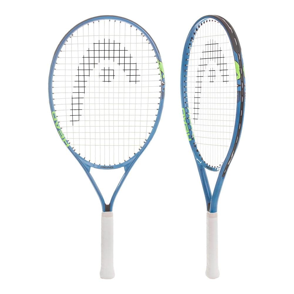 Head Speed Kids Tennis Racquet - Beginners Pre-Strung Head Light Balance Jr Racket - 25 Inch, Blue