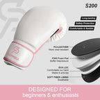 SAEEPABUL S200 Boxing Gloves for Women Suitable for Boxing Kickboxing Mixed Martial Arts Maui Thai MMA Heavy Bag Fighting Traini