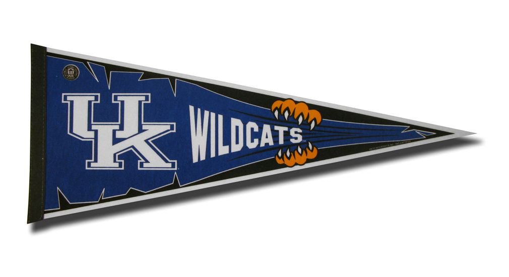 Kentucky Wildcats Pennant 12x30 Carded Rico