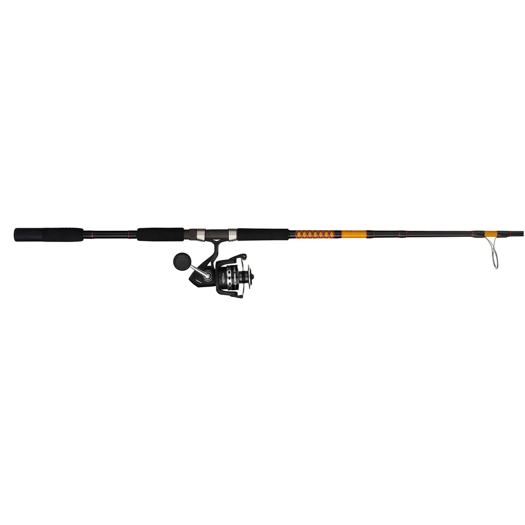 Ugly Stik Bigwater Fishing Rod & Penn Pursuit Iv Spinning Reel Combo, Black/Red/Yellow