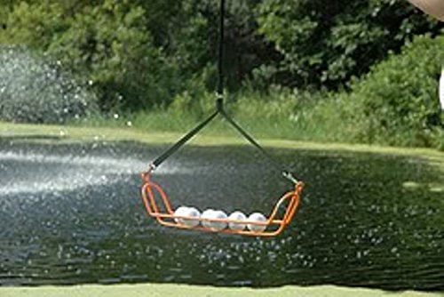 Search 'N Rescue Stretcher Golf Ball Retriever, Orange/Black, 35-Feet