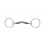 Shires Blue Alloy Loose Ring With Mullen Mouth (5'')