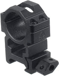 UTG 1/2PCs Hi Pro Max Strength Picatinny Rings, 22mm Wide , Black