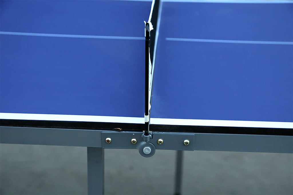 6 Ft Table Tennis Table Ping-Pong Tables Set - 100% Preassembled Foldable & Portable Tables With All-Weather Aluminum Composite
