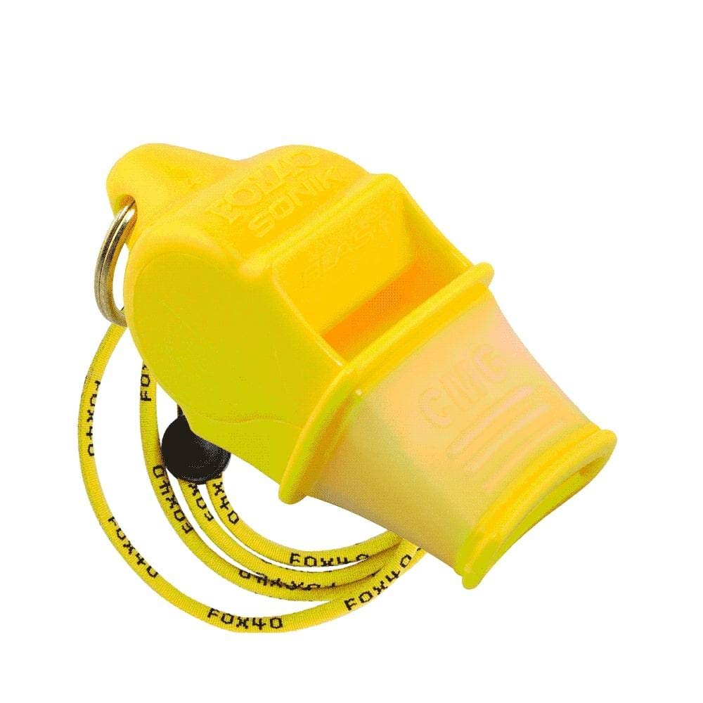 Fox 40 Sonik Blast Cmg With Break Away Lanyard - Yellow
