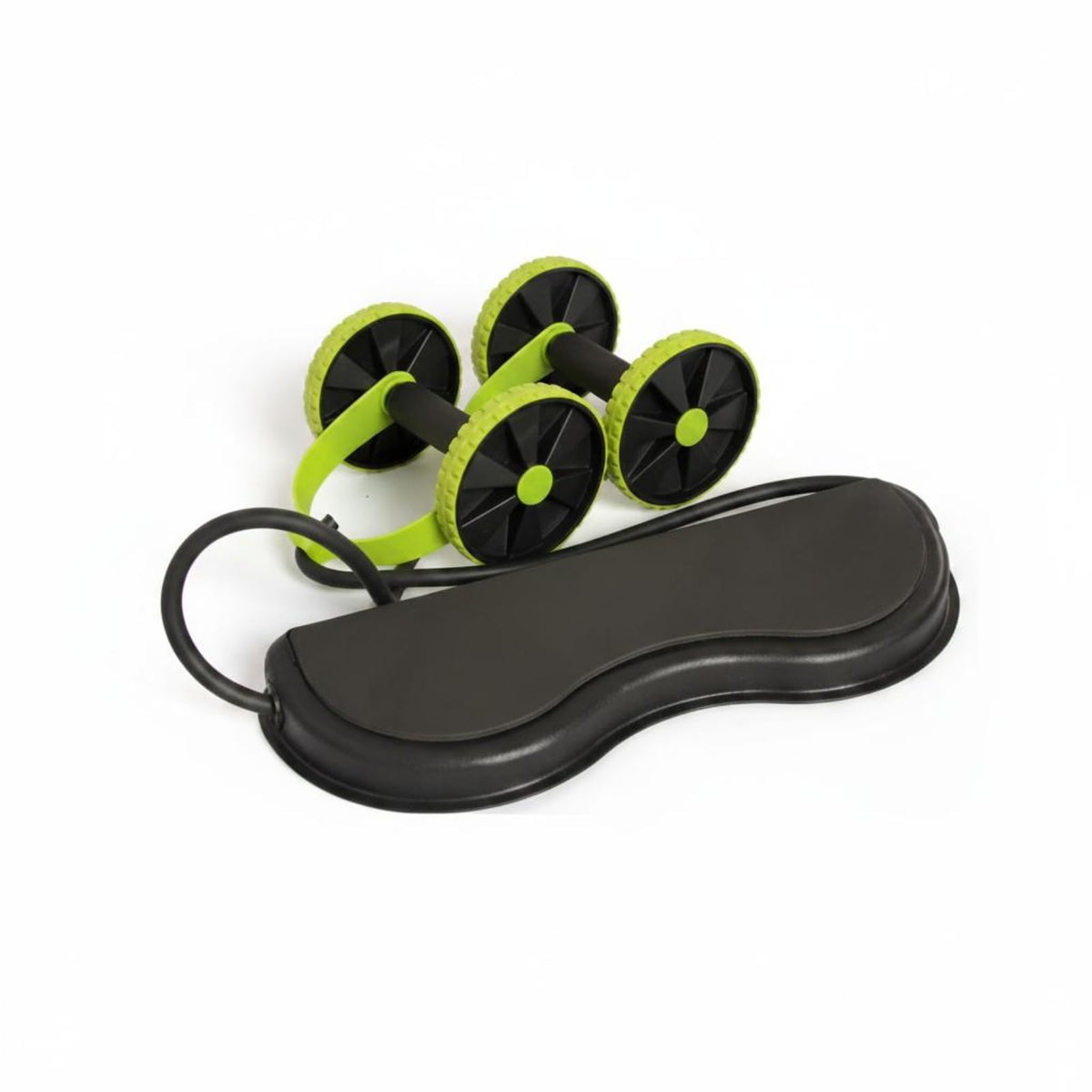 CLOVRIX Easy to Use Ab Roller Portable Wheel Nonslip Grip Abs Exercise Arm Support for Women, Men, Home, Standard | Abdominal Ex