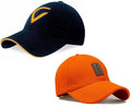 Selloria Brand Cotton Adjustable Unisex Caps Quick Drying Sun Hat For Summers Activites (Packof 2) Multicolour
