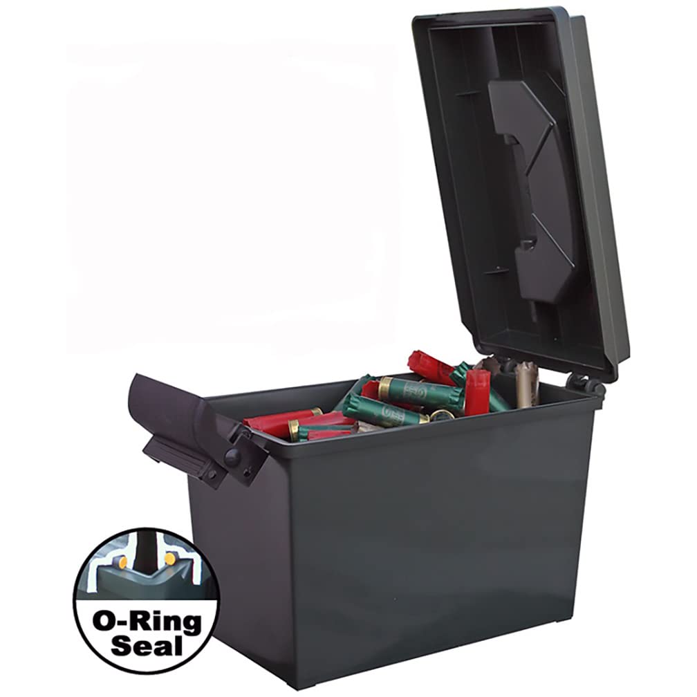 Mtm Sdb-0-11 Sportsmen'S Dry Box, O-Ring Sealed, Heavy Duty Latch, Lockable, Crush-Proof, Usa Made, Forest Green