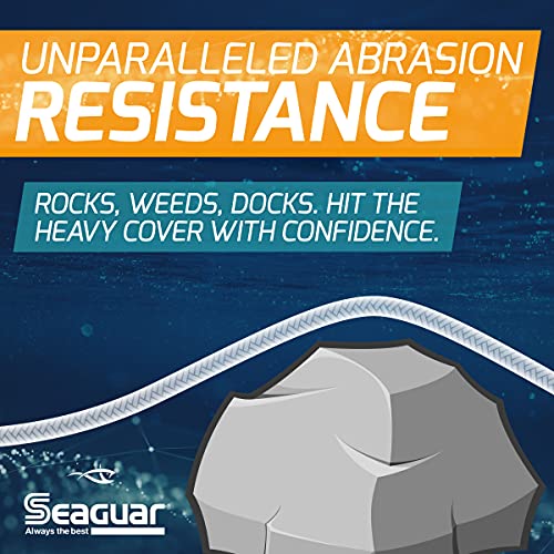 Seaguar Abrazx 100% Fluorocarbon Fishing Line 10Lbs, 1000Yds Break Strength/Length - 10Ax1000