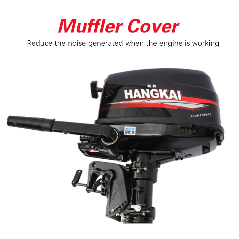 Bjtdllx 4 Stroke Outboard Motor With Fuel Tank, 123Cc 6.5Hp Boat Motor Boat Engine Motor, Heavy Duty Outboard Motor Inflatable M
