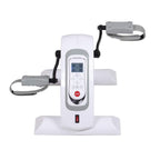 Confidence Fitness Motorized Electric Mini Exercise Bike V2 / Under Desk Pedal Exerciser - White/Grey